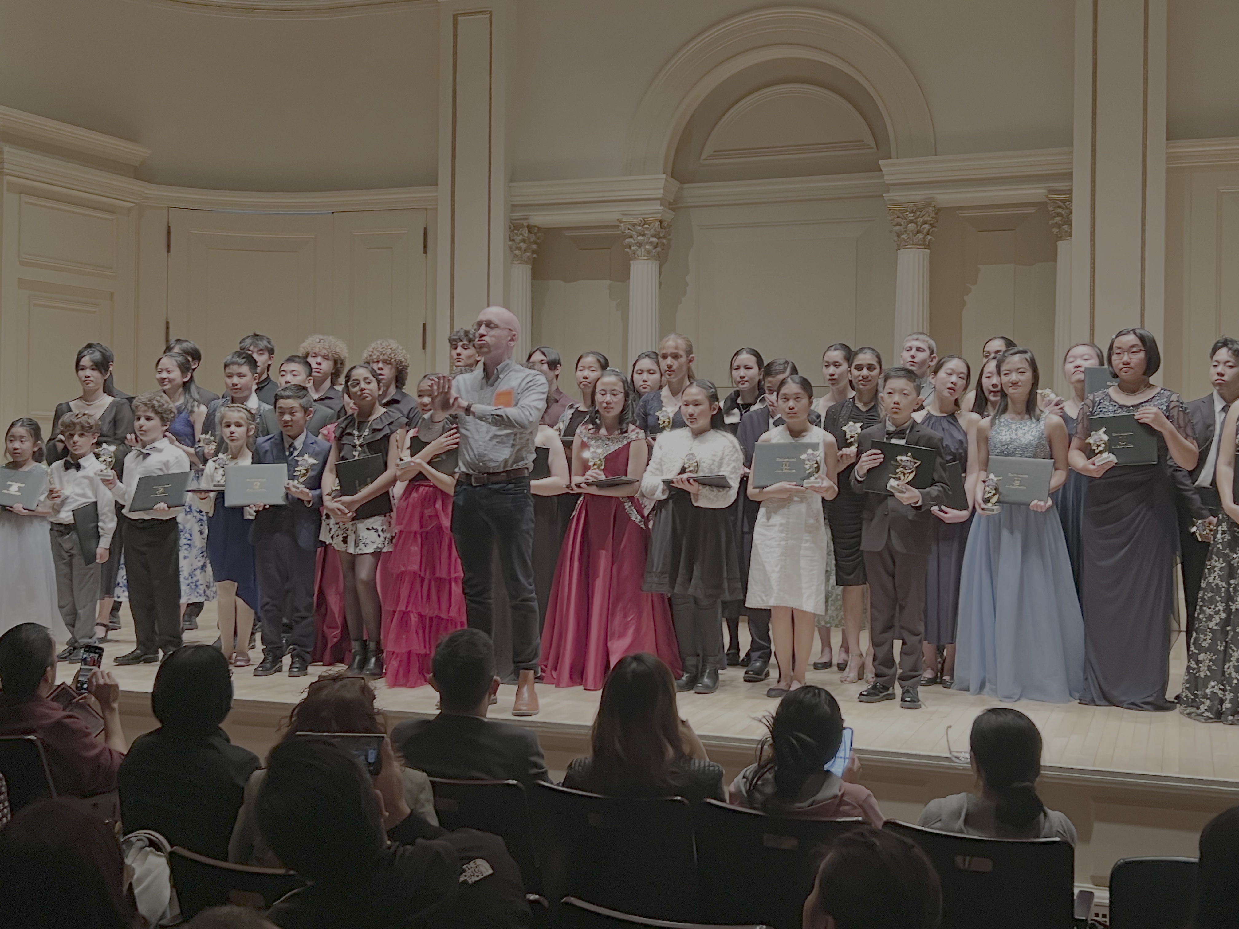 Victoria's students performing at Carnegie Hall, 2022
